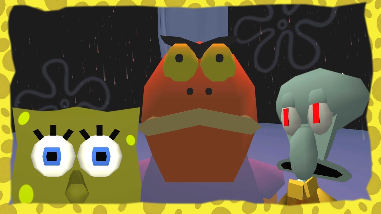 BOB ESPONJA E LULA MOLUSCO | TERROR COM A PIZZA DO SIRI CASCUDO!