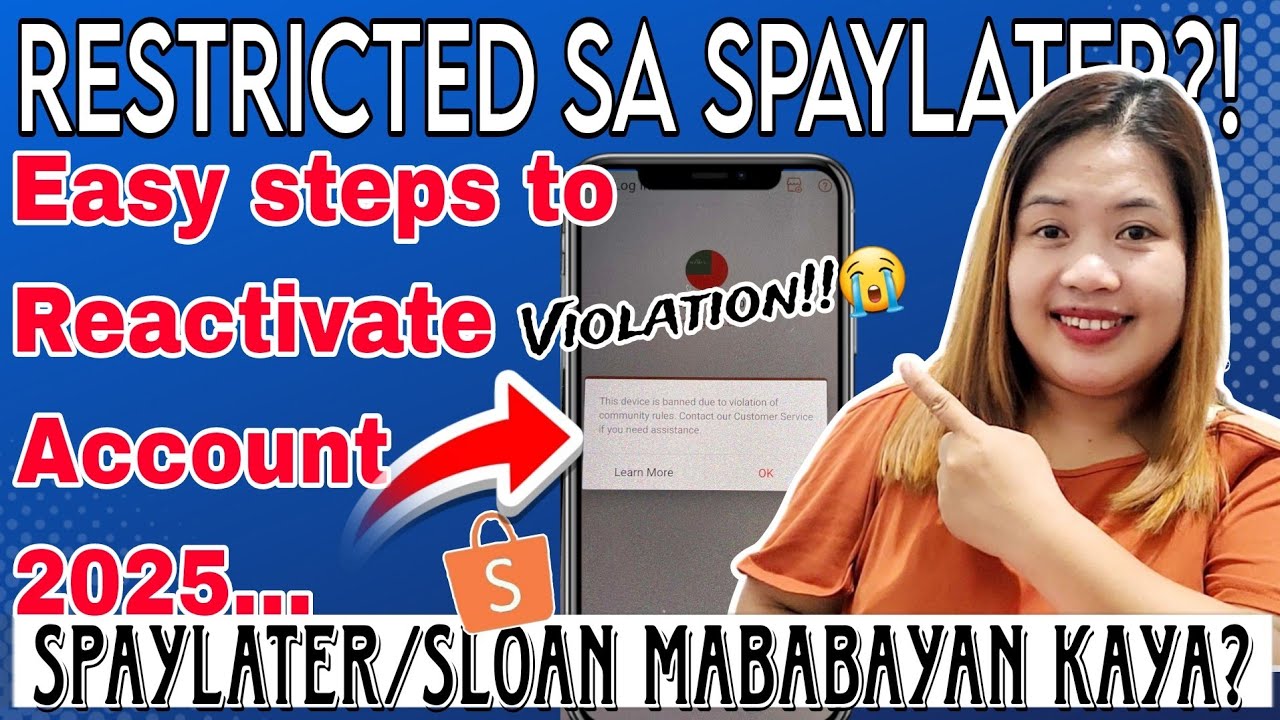 RESTRICTED SA SPAYLATER!! GOODBYE SHOPEE NA NGA BA?