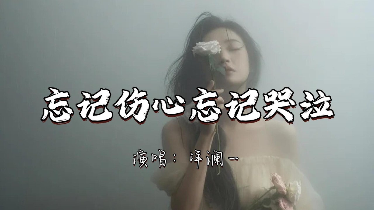 洋澜一 - 忘记伤心忘记哭泣『我要忘记伤心忘记痛苦忘记哭泣 最好忘记过去忘记回忆忘记你。』『动态歌词MV』#新歌更新 #推荐好听的歌曲