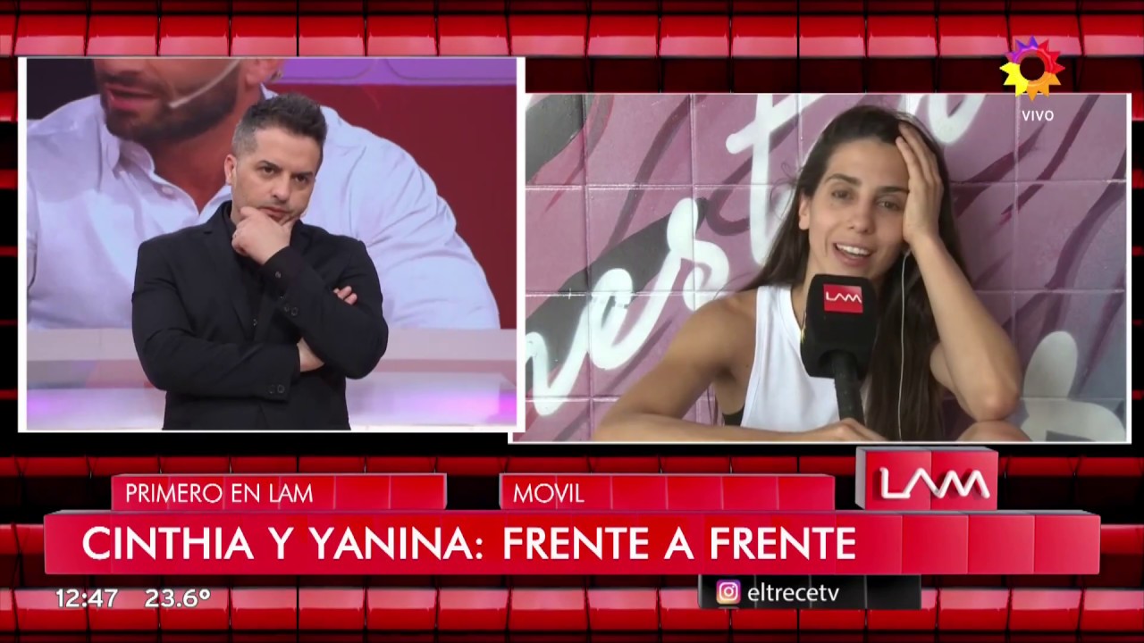 Yanina Latorre y Cinthia Fernández se cruzaron por Martín Baclini