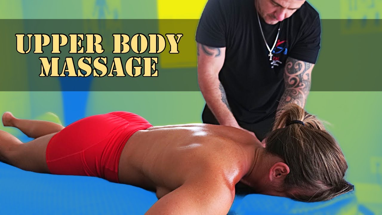 INTENSE Massage & Cupping Video with a Female Bodybuilder