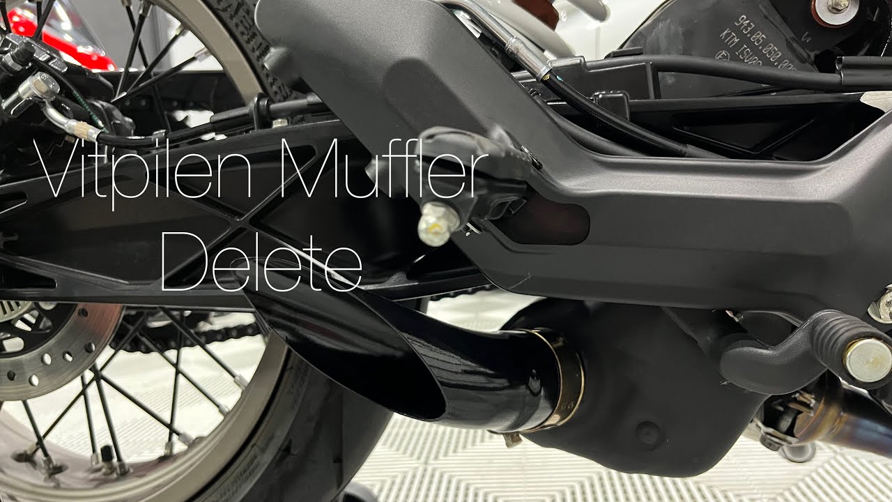 401 Vitpilen Muffler Delete w/ Sound and Weights
