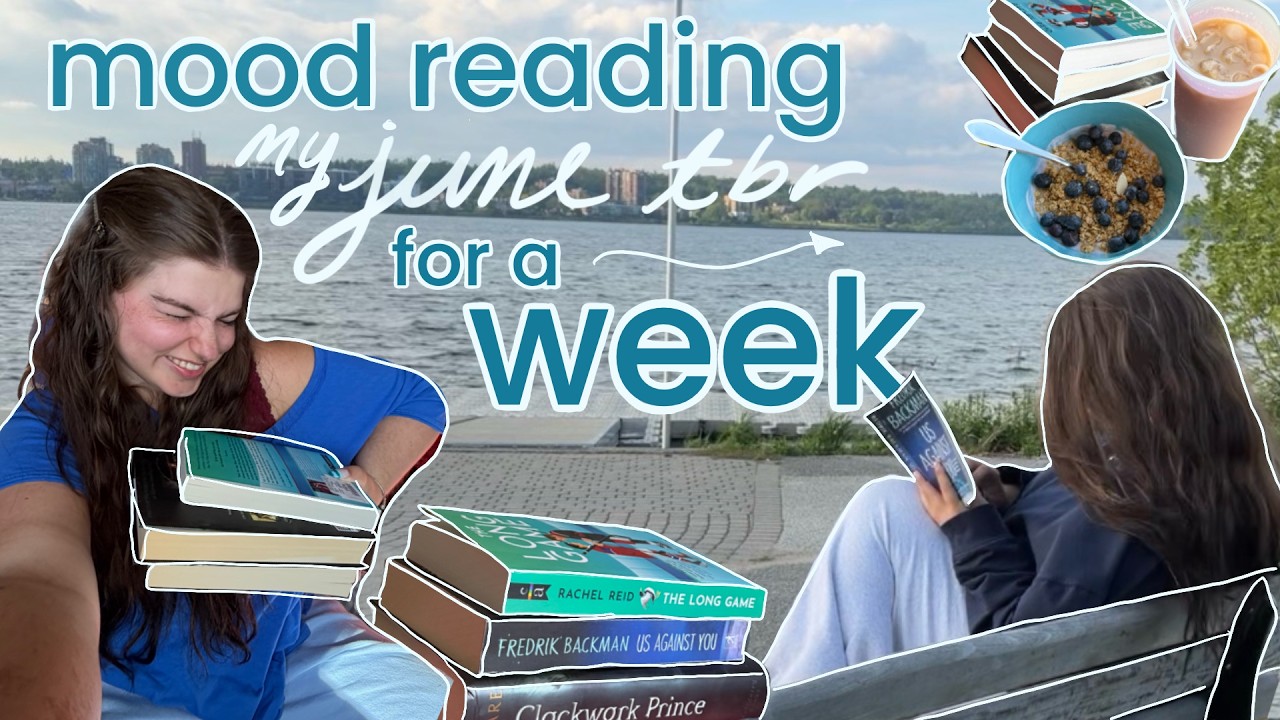 reading my june tbr for a week! | mood reading vlog ⭐️