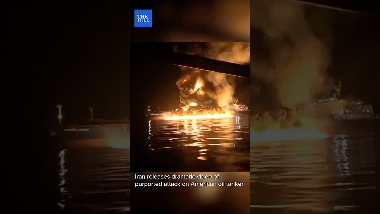Dramatic Video Shows Purported Iranian Attack On American Oil Tanker