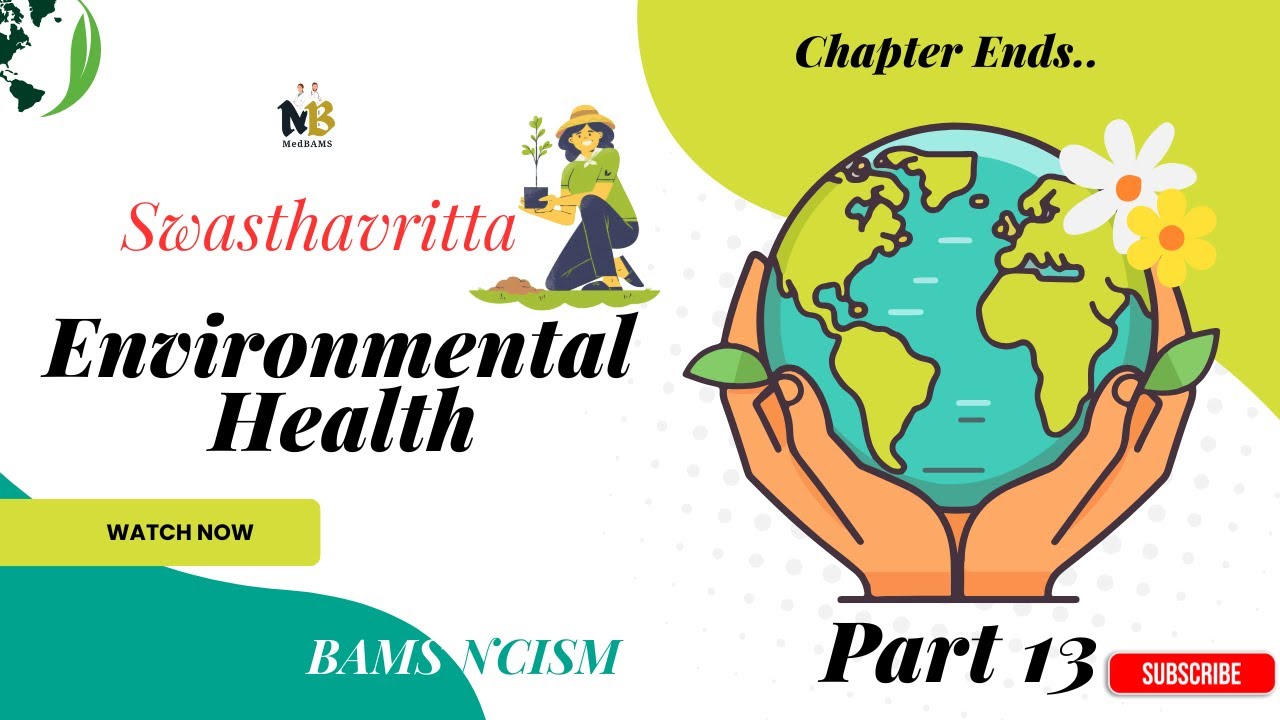 🌍 Environmental Health Explained! | Part 13 | BAMS Lecture | NCISM Syllabus | Ayurveda