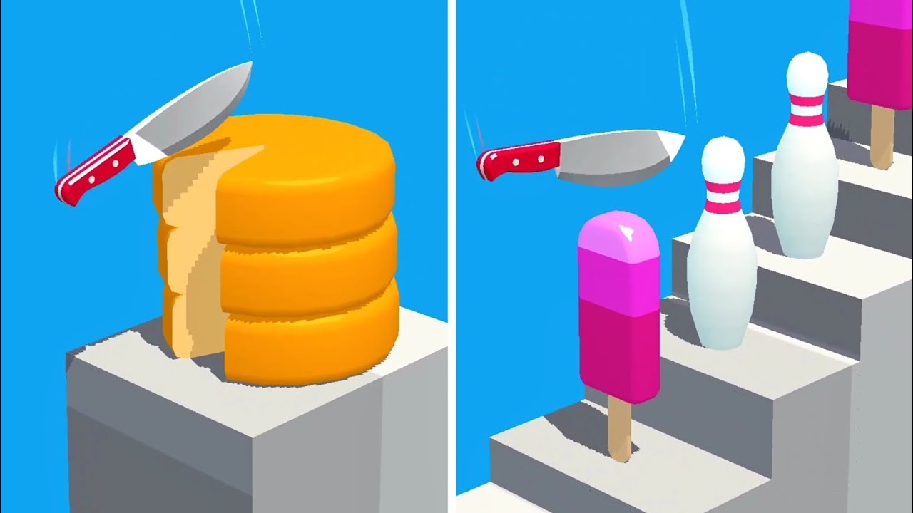 Slice It All Gameplay! Satisfying and Relaxing ASMR Slicing Video