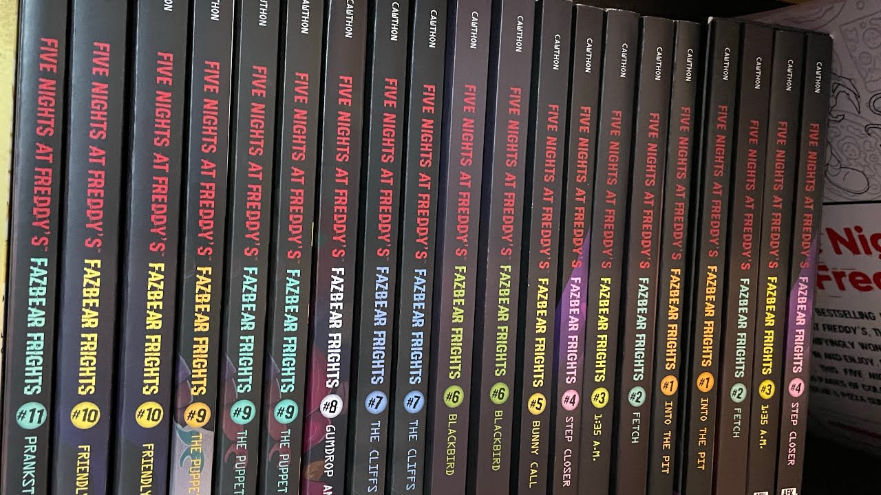 The Completed Five Nights at Freddy’s Fazbear Frights Book Collection!
