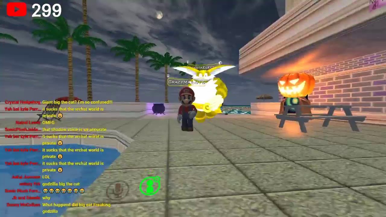 SONIC HALLOWEEN PARTY IN VR CHAT STREAM 2