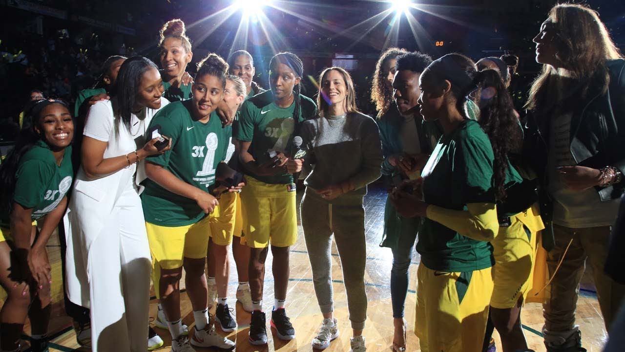 Seattle Storm Ring Ceremony