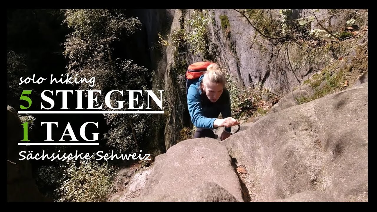 Mein Wanderabenteuer Sächsische Schweiz   5 Stiegen an 1 Tag: Zwillingsstiege, Rübezahlstiege,...