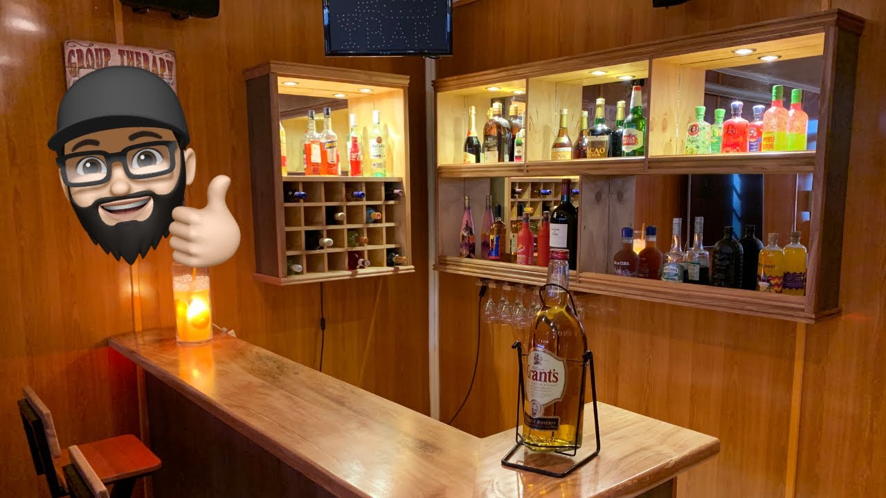 Como HACER un mueble REPISA para un BAR