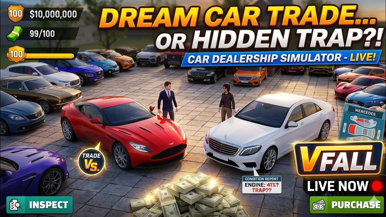 I Almost Fell for this HIDDEN TRAP! 😱 Car Dealership Simulator LIVE