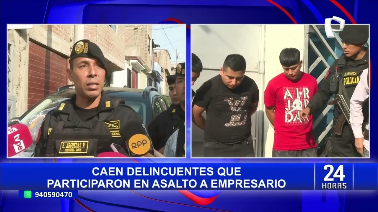 ¡Capturados en SJM! Integrantes de banda criminal detenidos antes de asaltar entidad bancaria 🚓👮‍♂️