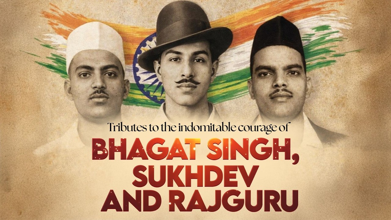 Tribute to Bhagat Singh, Rajguru and Sukhdev