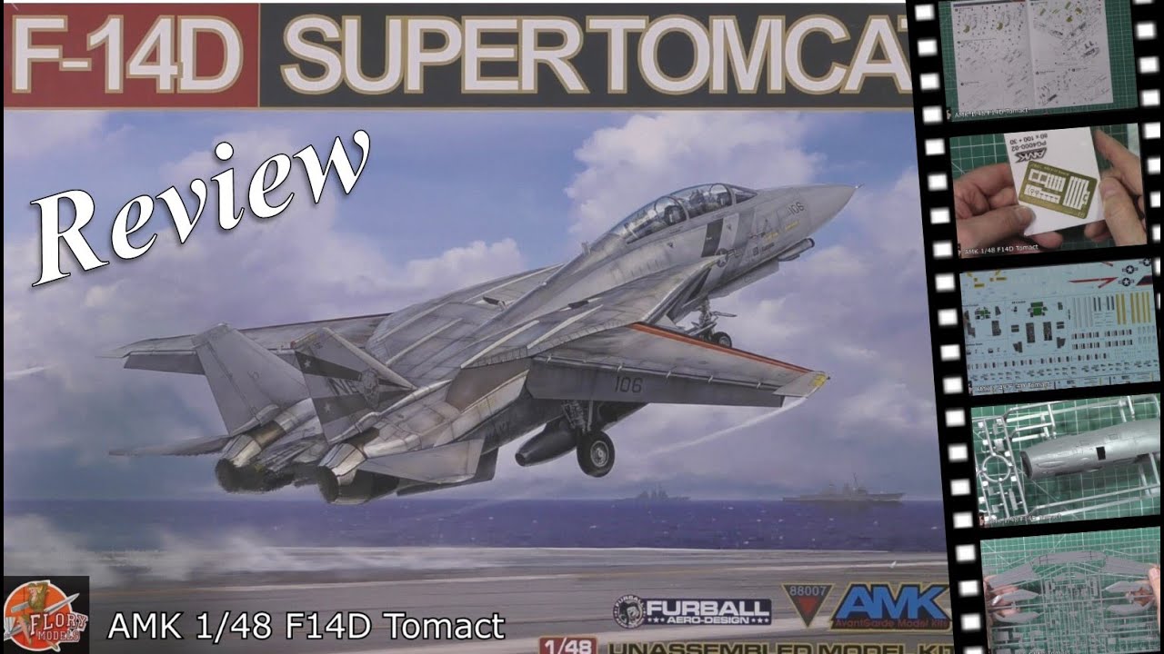 Обзор АМК 1/48 F14D Tomcat