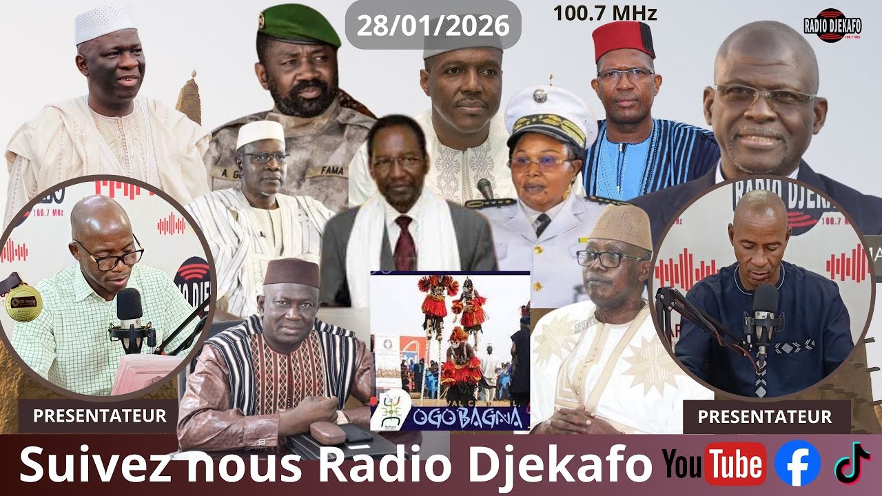 RADIO DJEKAFO 28 JANVIER BOUBACAR TRAORÉ ET FOUSSENY KEÏTA DIT SADAM