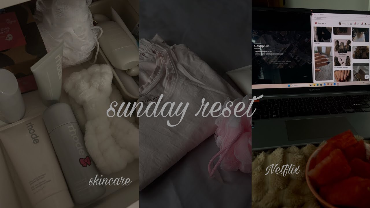 Sunday reset | Netflix | skincare| hair & more