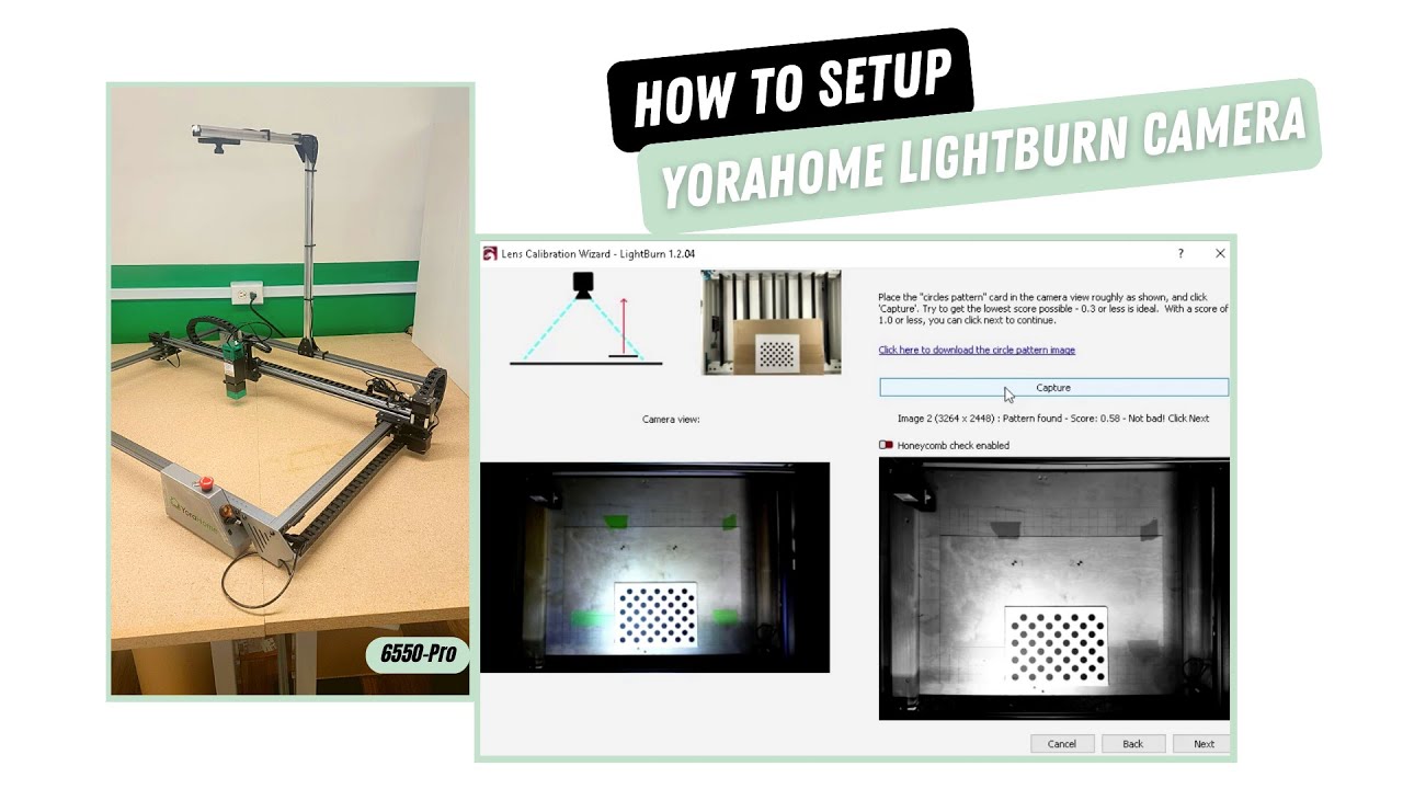 How To Setup YoraHome LightBurn Camera