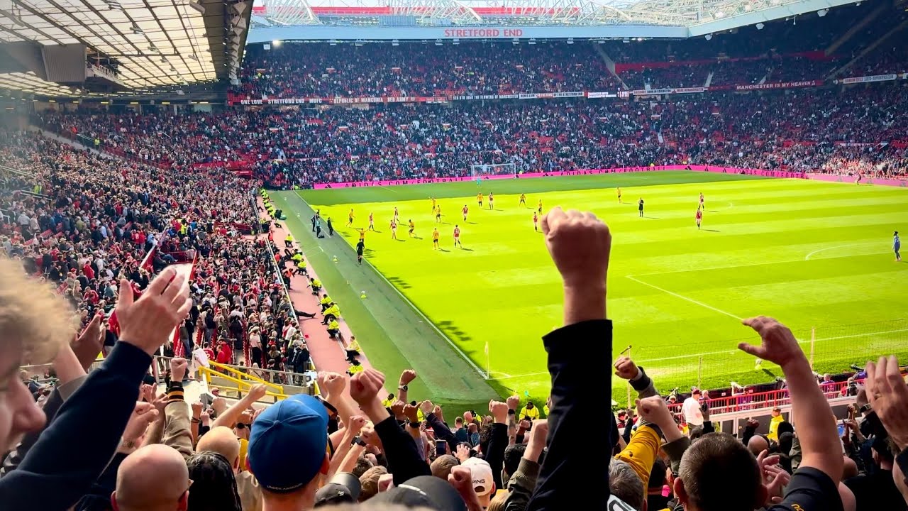 Wolves fans at Man United away (20/4/25)