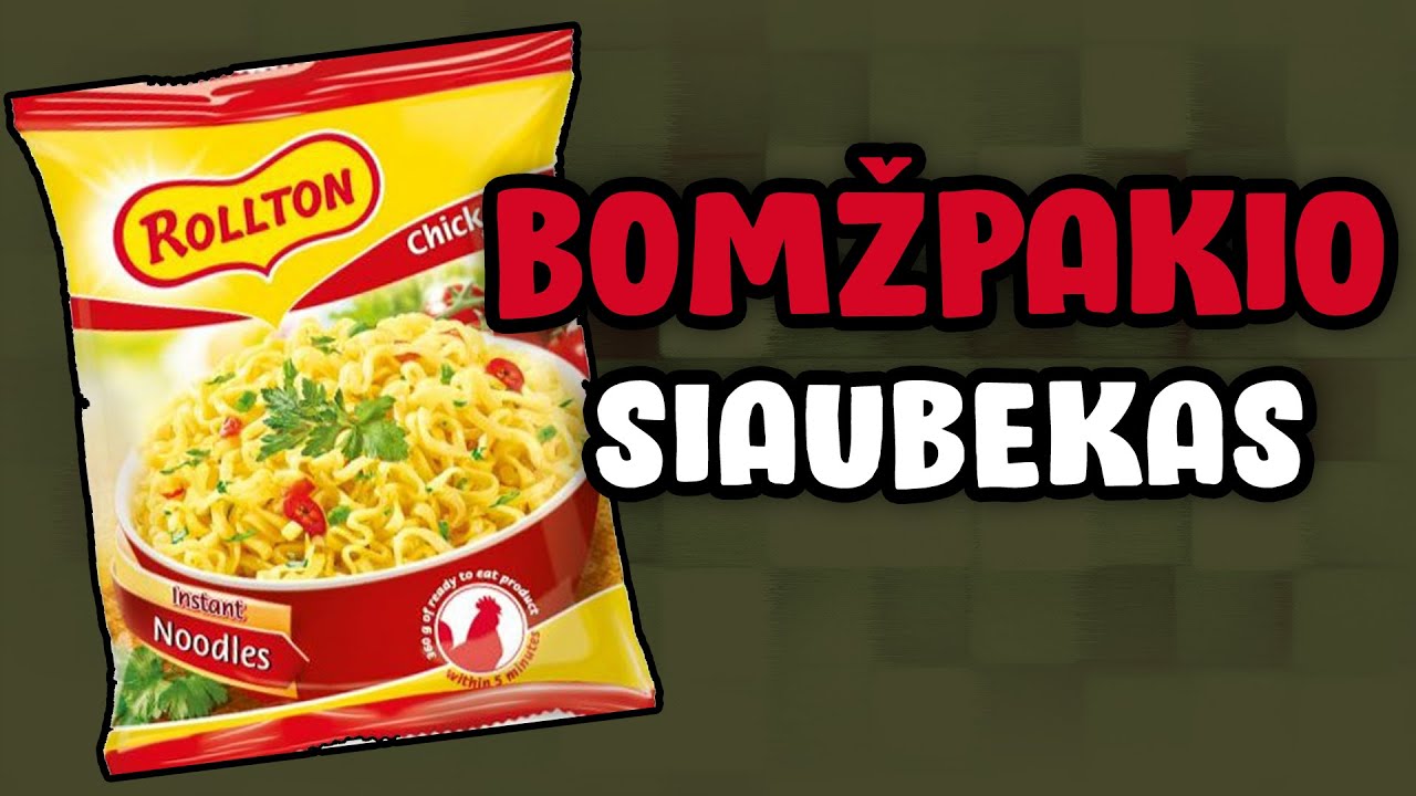 SIAUBO ISTORIJA APIE BOMŽPAKĮ!