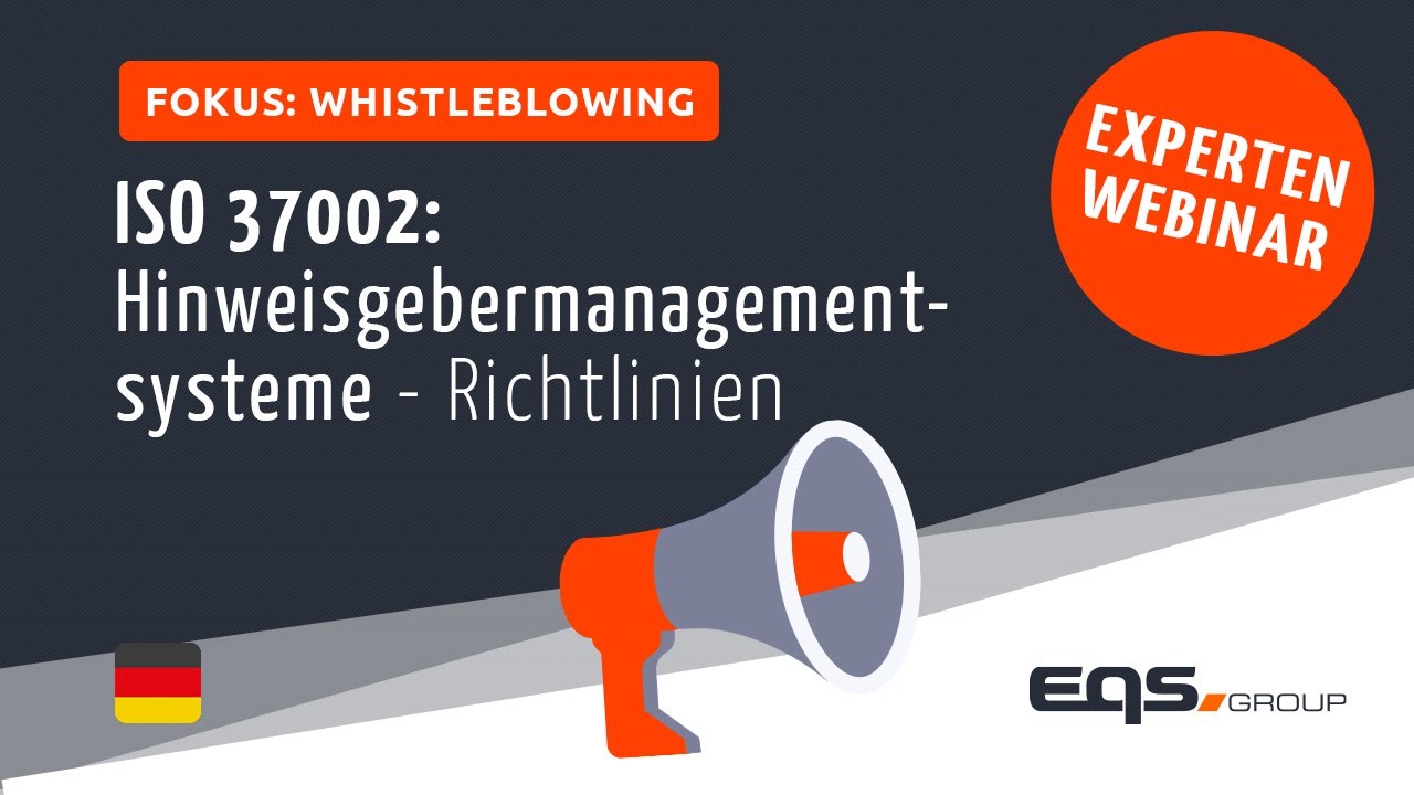 ISO 37002: Hinweisgebermanagementsysteme &ndash; Richtlinien