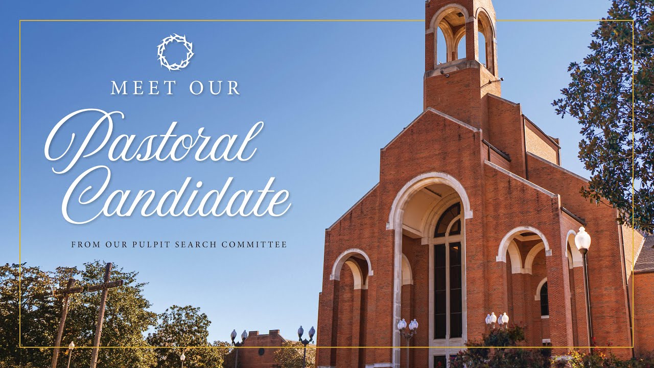 Pastoral Candidate Dr. Scott Redd