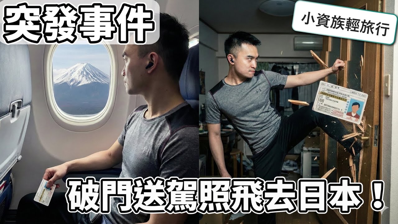 日本自駕最大惡夢！抵達才發現忘帶台灣駕照無法租車？我們決定破他家門鎖、搶救駕照、直衝機場買當日機票「人肉快遞」限時 8 小時的跨國神救援行動，到底能不能趕上車友的行程？