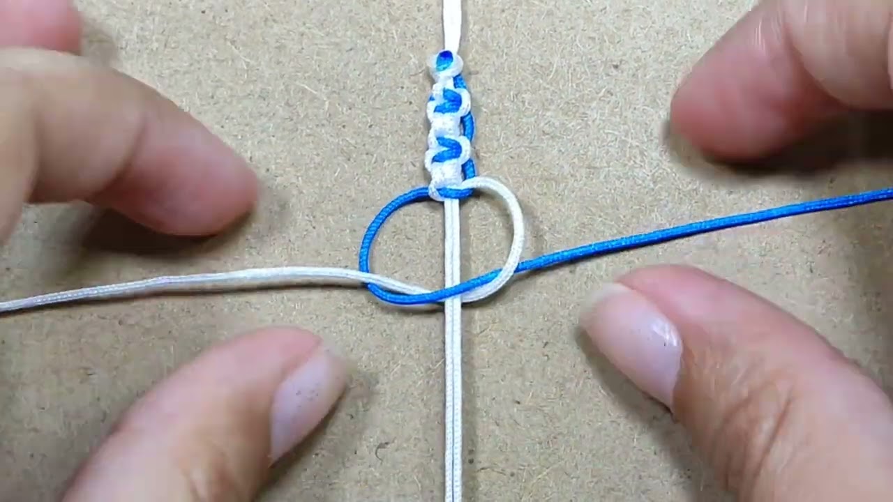 Cómo hacer pulsera de doble tejido. Macramé Handmade