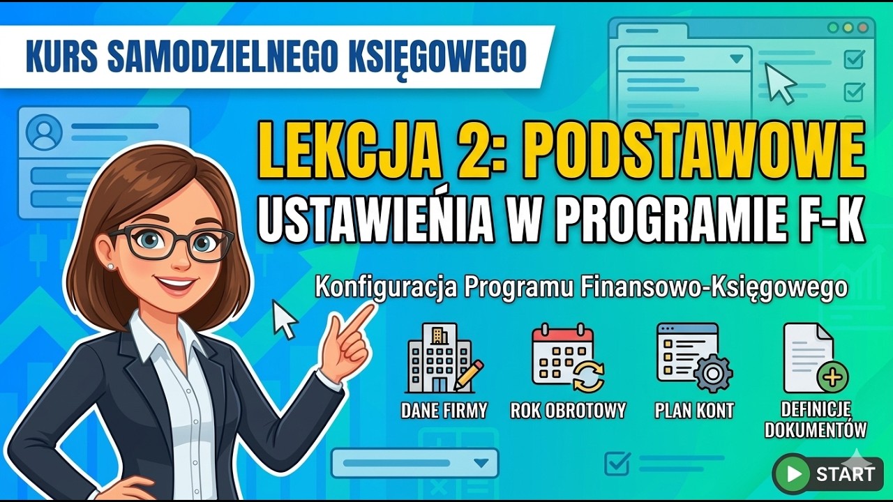 Lekcja 2 część praktyczna - ustawienia w programie fk