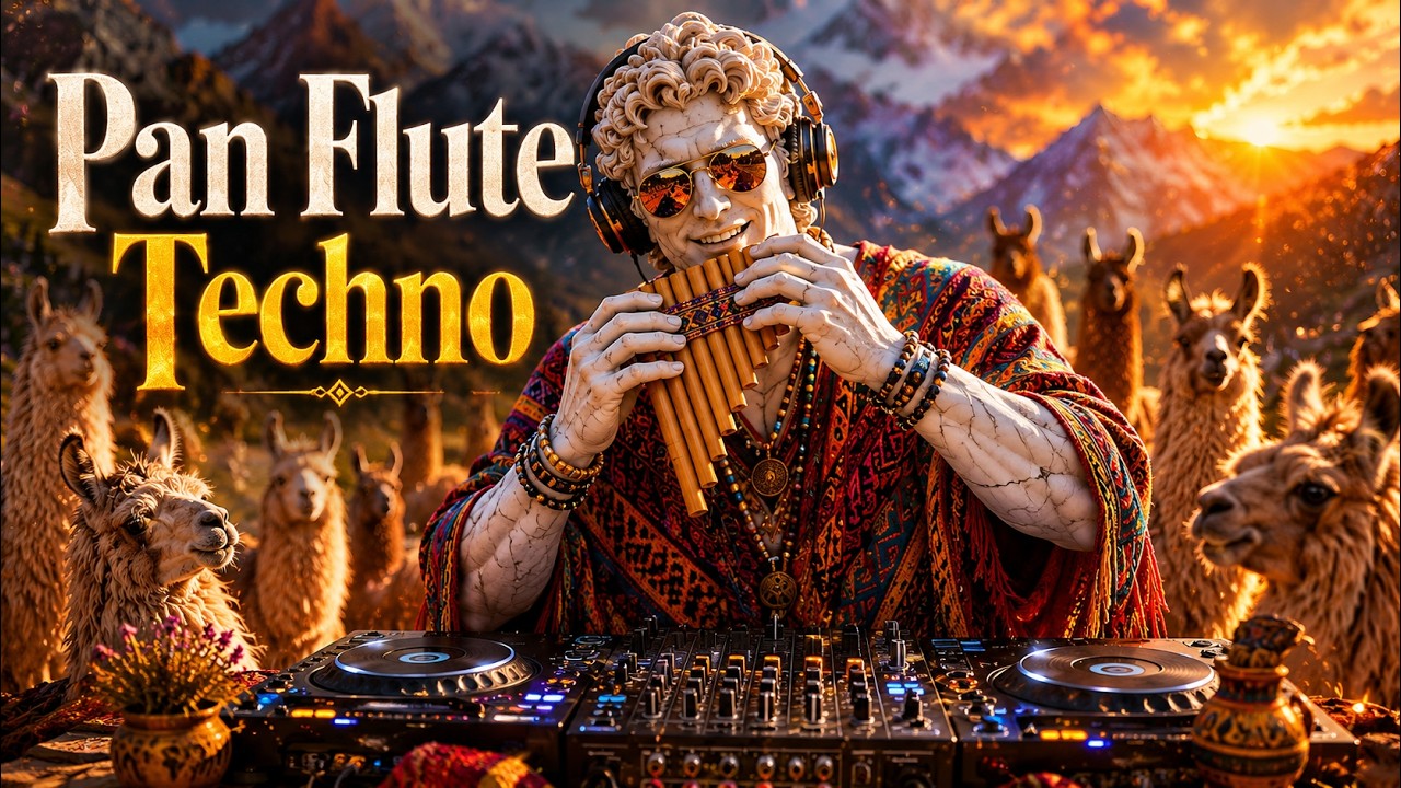 Even Llamas like Techno | Pan Flute Melodic Techno Mix | The Marble DJ