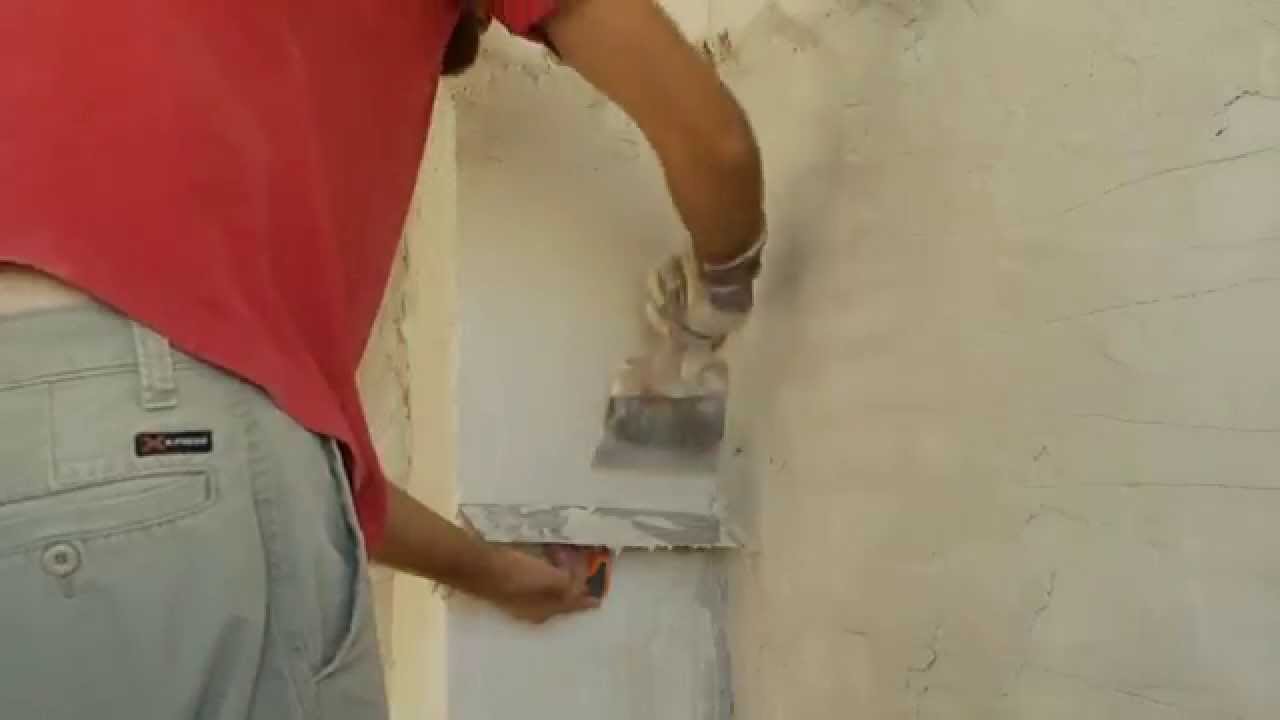 Σοβάτισμα τοίχου 1. Plastering walls 1.