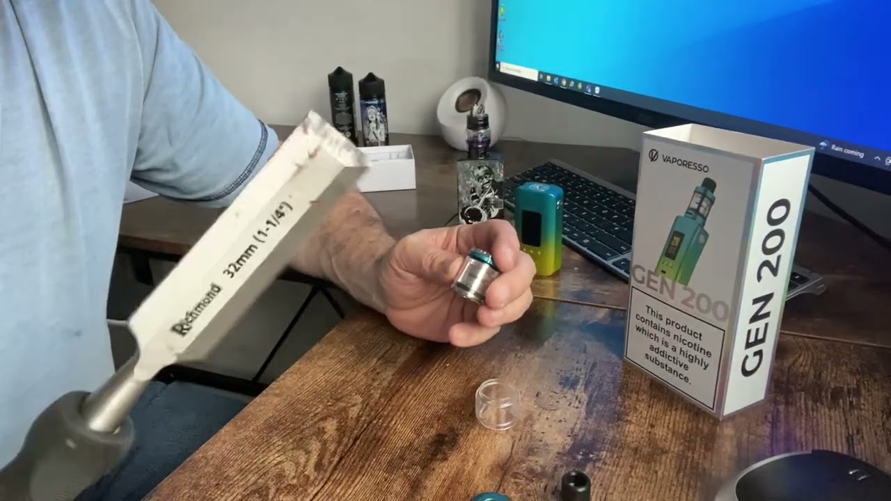 Снятие и замена стекла Vaporesso Gen 200, модернизация пузырькового стекла, высокая производительность