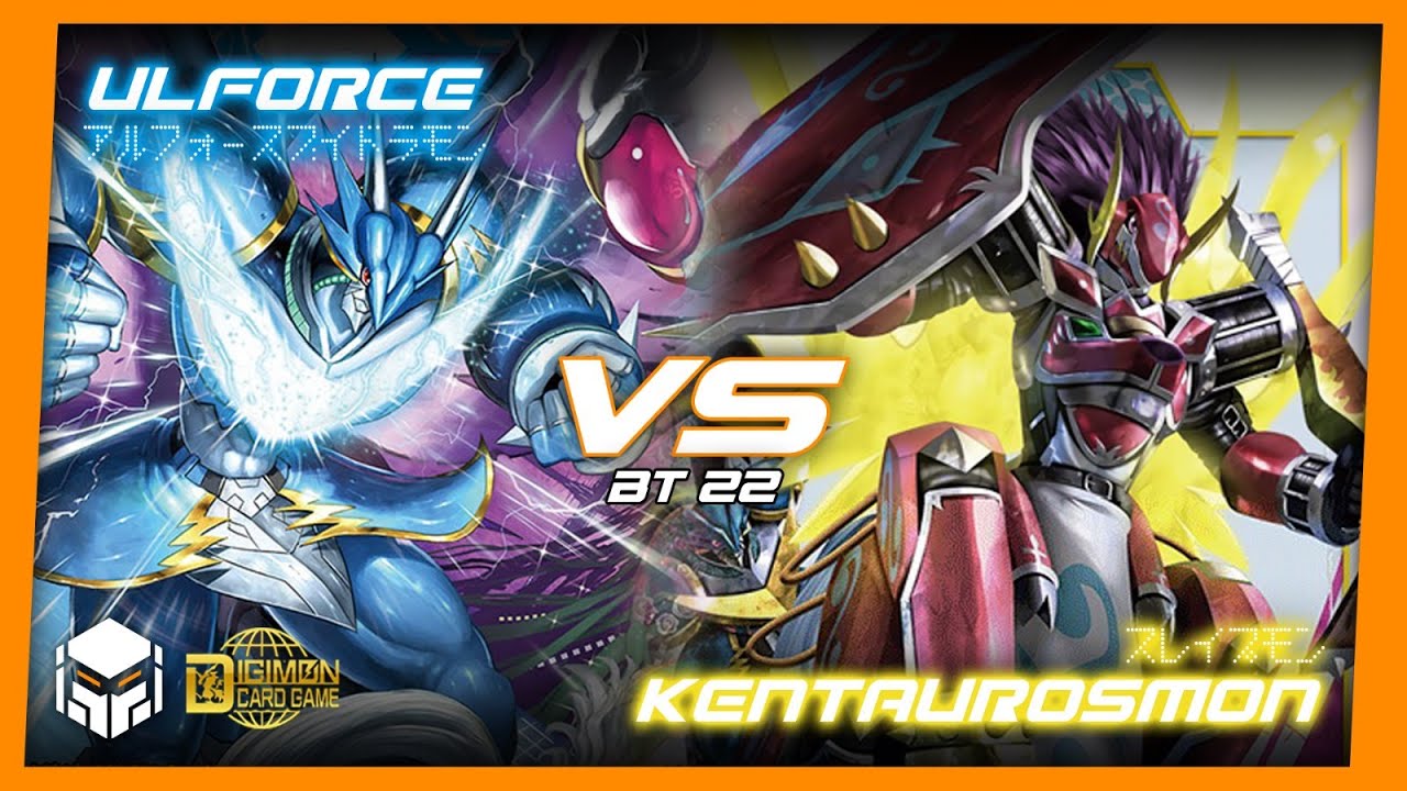 UlforceVeedramon vs Kentaurosmon [Digimon Card Game & TCG BT22]
