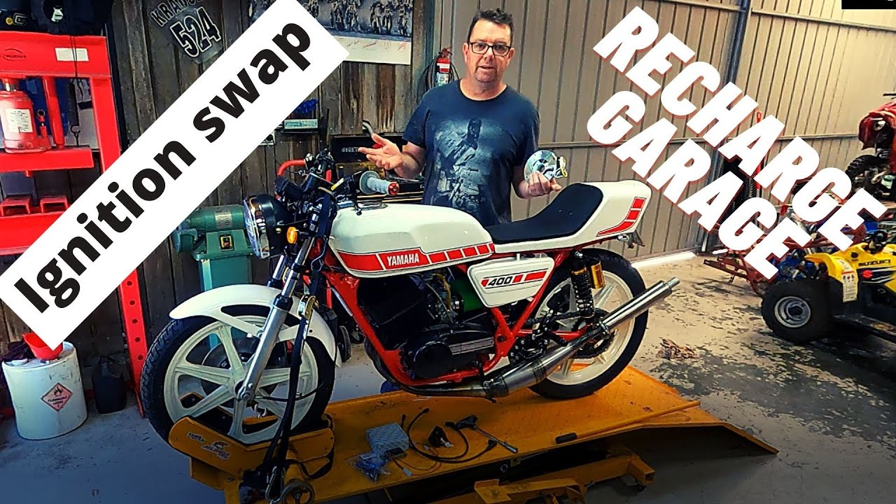 Модернизация зажигания для Yamaha RD400 Vape.