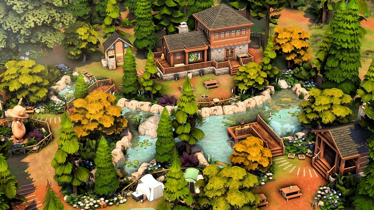 Granite Falls National Park 🏕️ The Sims 4 Speed Build | No CC​
