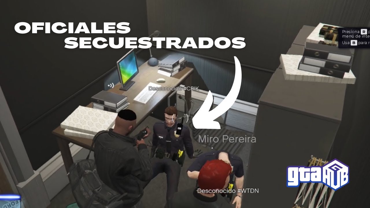 [GTAHUB] Secuestramos a dos policías y nos metemos a la Joyería ¿Sale mal?