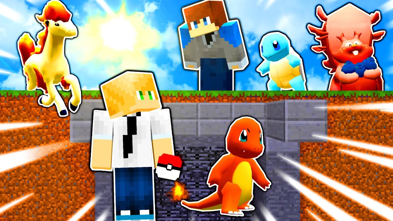 Minecraft Pixelmon Manhunt (Спидраннер против Охотника)