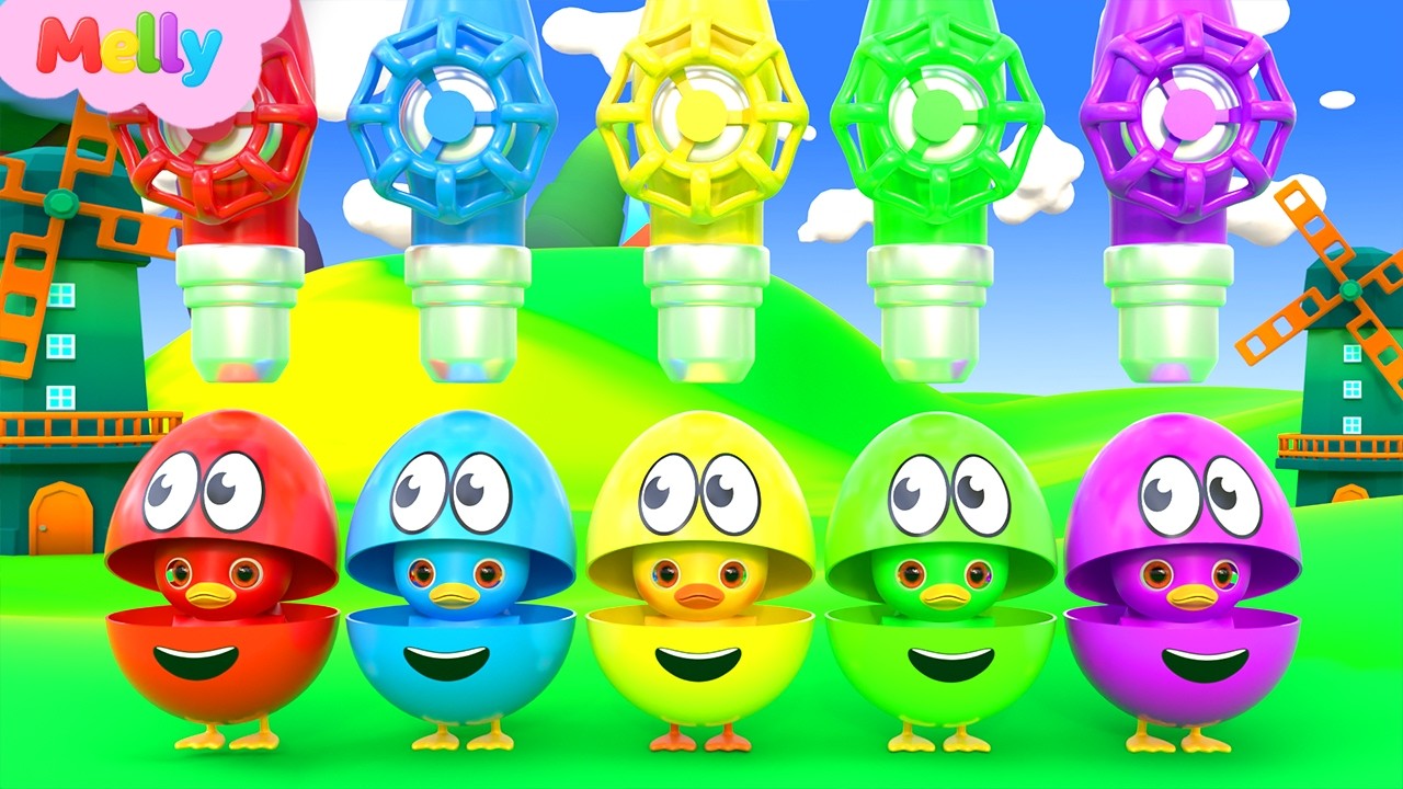 Surprise Eggs Kids Songs | Melly Nursery Rhymes & Kids Songs
