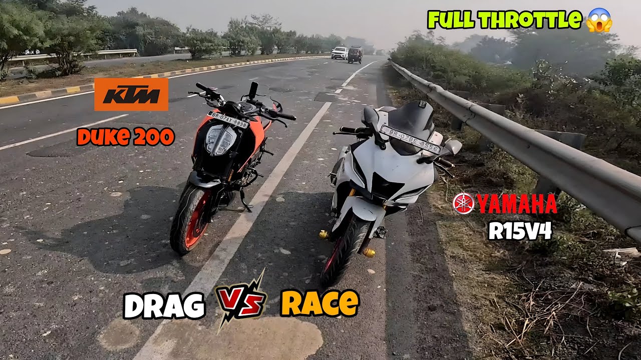 Duke 200 vs R15 V4 | Unexpected Result 😱