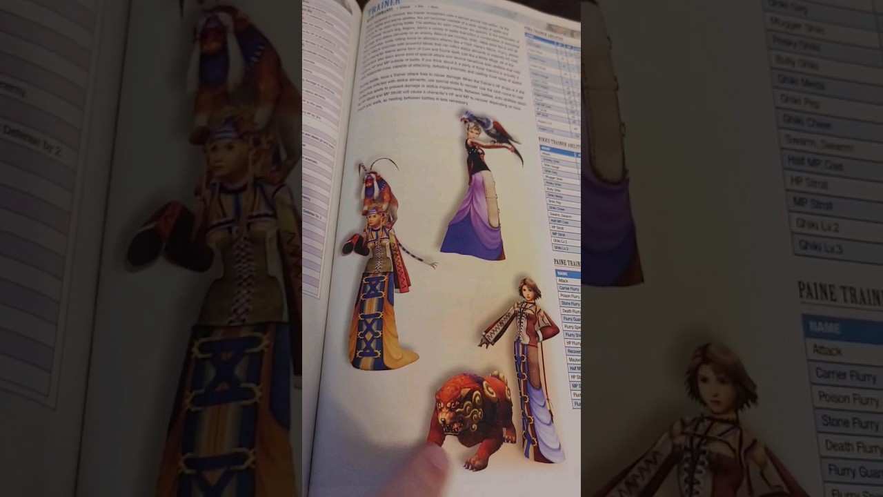 AWESOME Info FOUND in FFX-2 Strategy Guide - pet names!