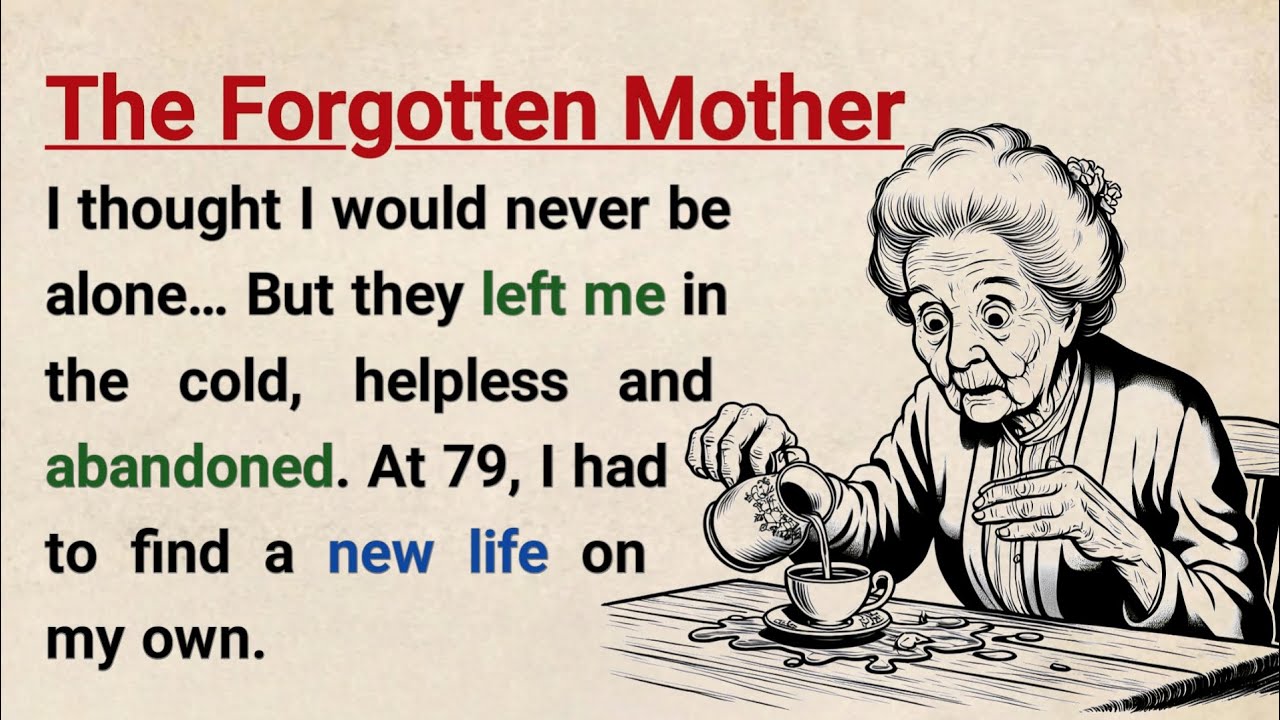 Learn English with Stories ⭐ The Forgotten Mother | Level 3 English Listening & Speaking Practice