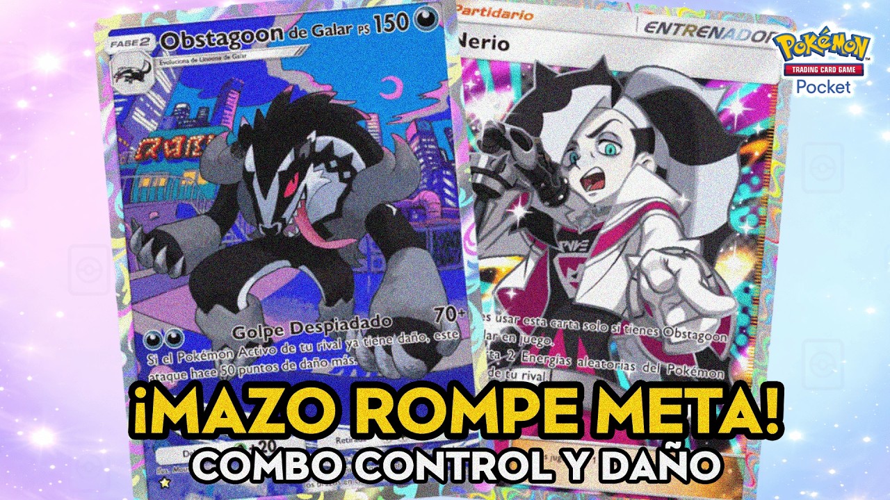 Mazo Control Obstagoon | ¡Rompe el META! | Pokémon TCG Pocket