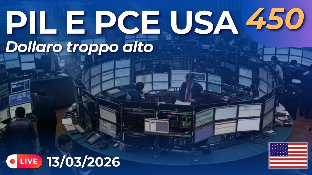 LIVE PIL USA e Prezzi PCE - Ep. 450 Trading & Mercati USA