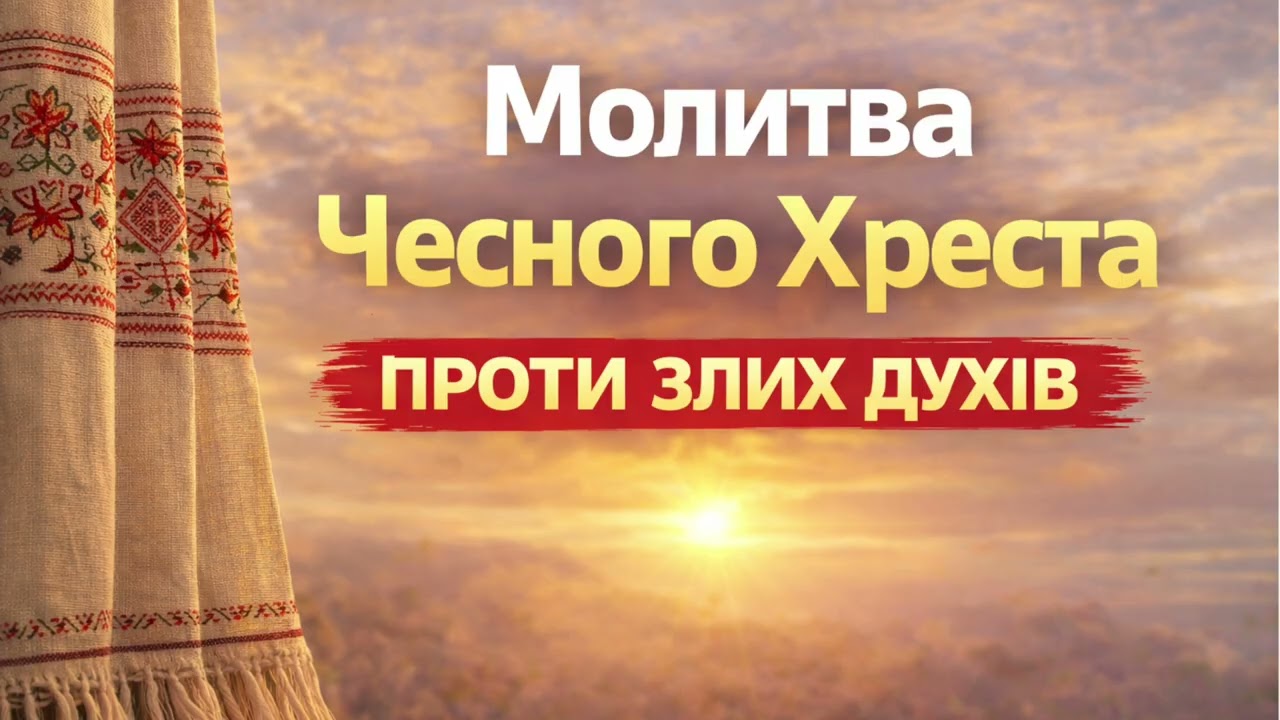 Молитва до Чесного Хреста проти злих духів | Сильний духовний захист