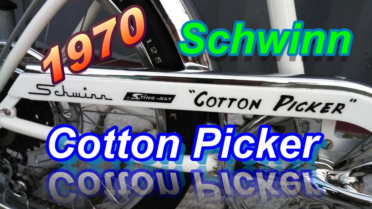 Часть 1 1970 Schwinn Cotton Picker Krate StingRay
