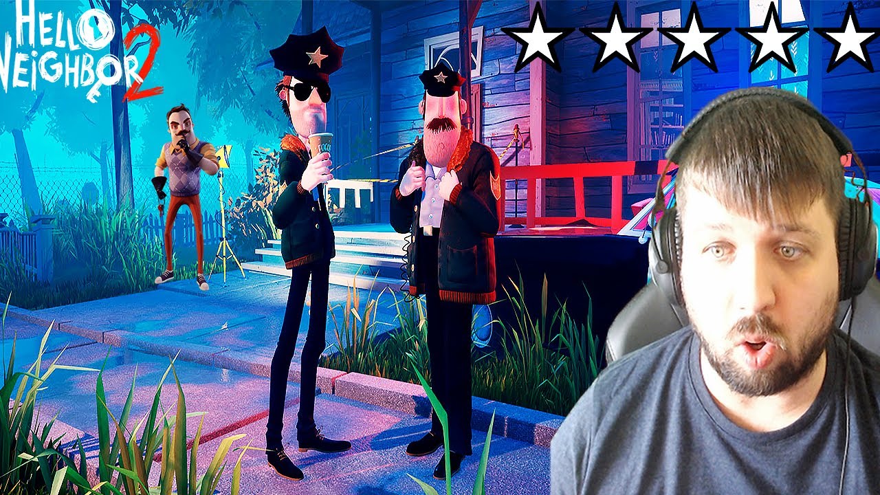A SZOMSZÉD BUJKÁL A RENDŐRSÉG ELŐL! - Hello Neighbor 2. #1