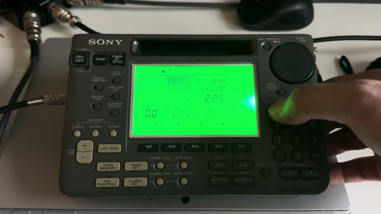 Longwave stations coming into Oxford UK quite nicely in the afternoon copied on the Sony ICF-SW55