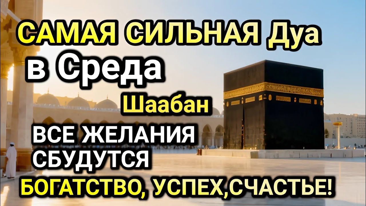 САМАЯ СИЛЬНАЯ ДУА в Среда! ЖЕЛАНИЯ СБУДУТСЯ, ПРОБЛЕМЫ ИСЧЕЗНУТ!БОГАТСТВО, УСПЕХ,СЧАСТЬЕ!