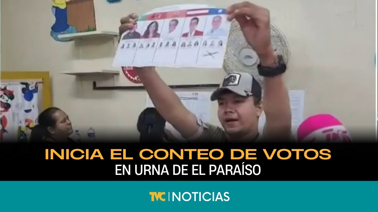El Para&iacute;so da inicio al conteo de votos luego de una jornada de alta participaci&oacute;n ciudadana