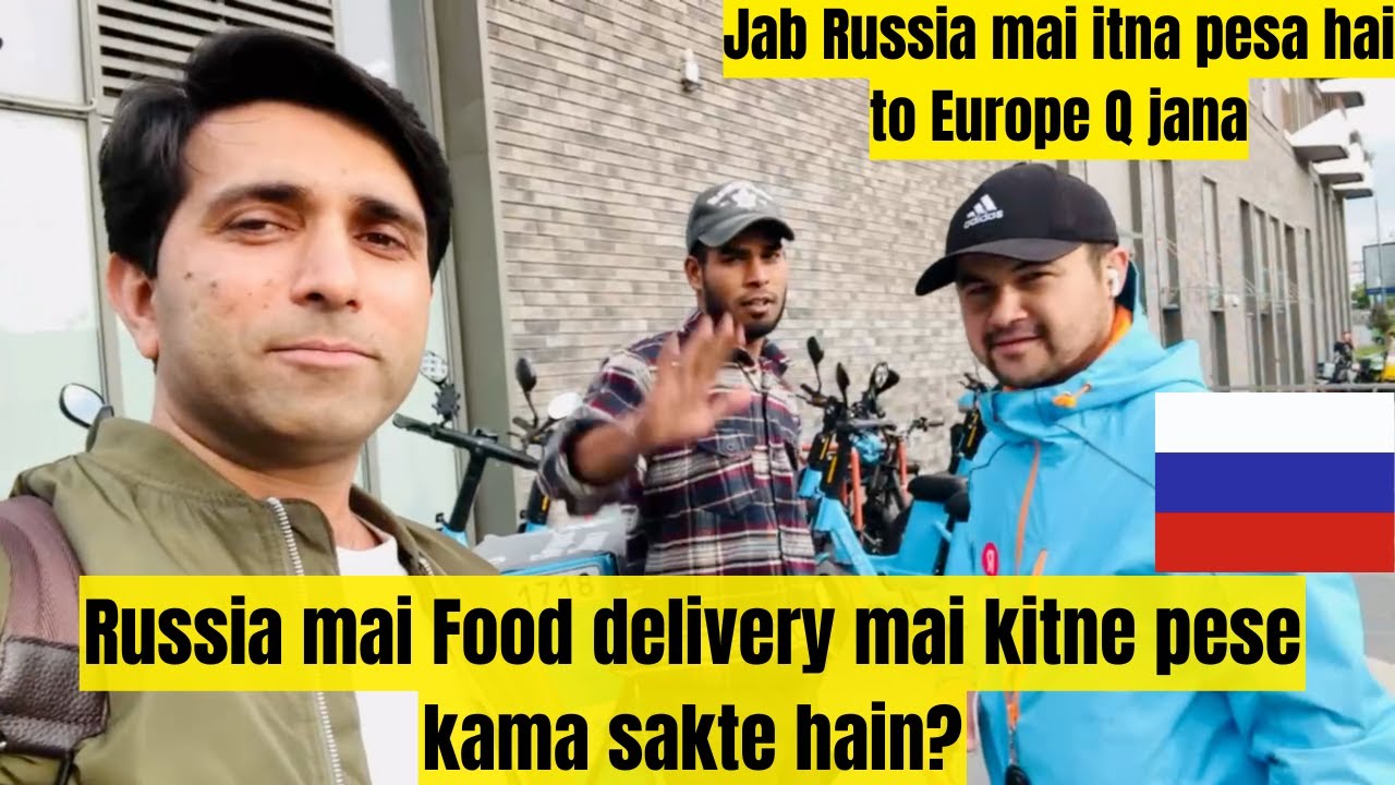 How much money can you make with food delivery in Russia?
